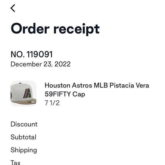 Make me an offer! Lids Exclusive HD Stud Pistacia Versa 7 1/2 Discontinued! - Picture 5 of 5